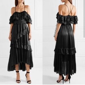 Ulla Johnson black Louisa silk dress